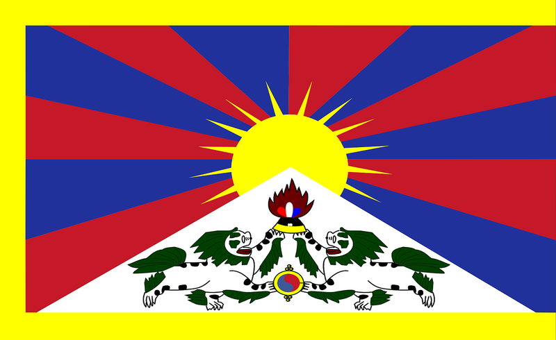 5ft x 3ft Tibet Flag