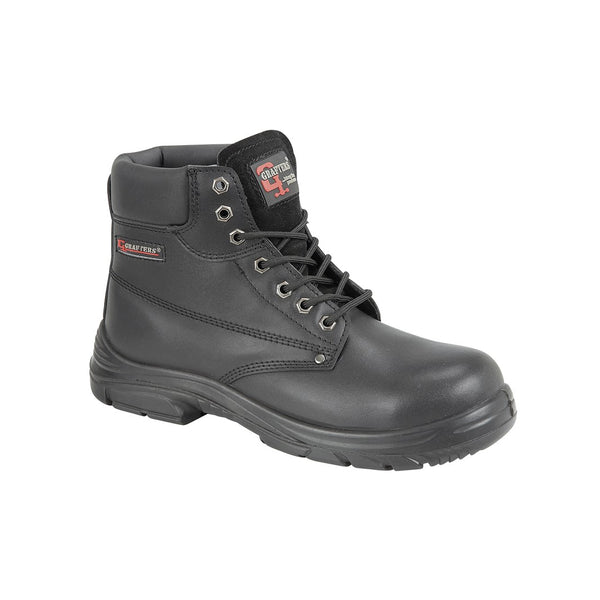 UKD Smooth Leather Work Boots