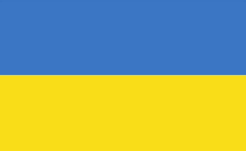5ft x 3ft Ukraine Flag