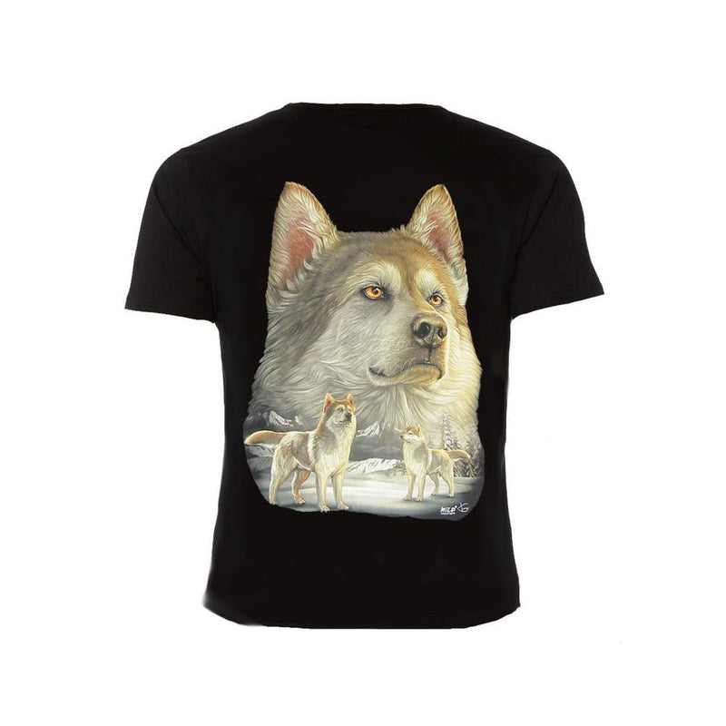 The Mountain Wolf Lookout Heren T-shirts - Grafisch T-shirt, Huilende The Mountain Wolf Lookout Heren T-shirts - Grafisch T-shirt, Huilende