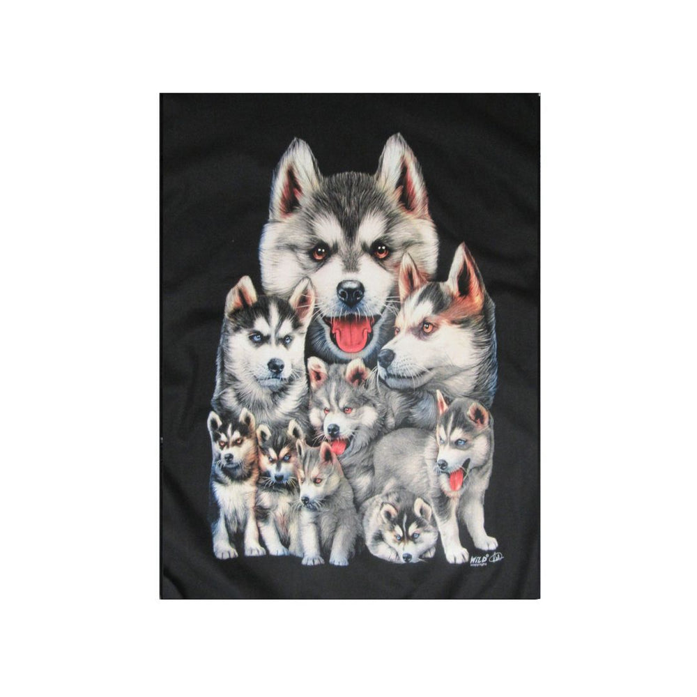 T-Shirt Lupo Wolf Cult IMage, 100% Cotone Premium, Vestibilità Slim, Prodotta In Italia