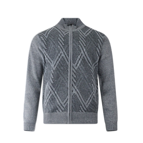 Charles Norton Full Zip Plain Sweater