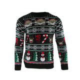 HO HO HO Pattern Christmas Jumper