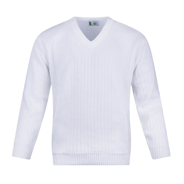 Green Play Bowls Knitted V Neck Jumper