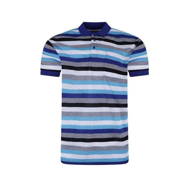 Multi-Striped Polo Shirt
