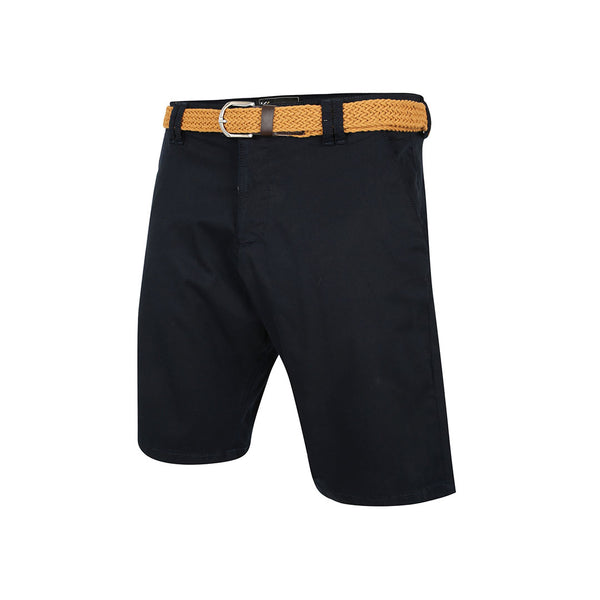 KAM Belted Oxford Chino Shorts
