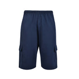 kam-jersey-shorts-cargo-pockets-elasticated-waist-navy.