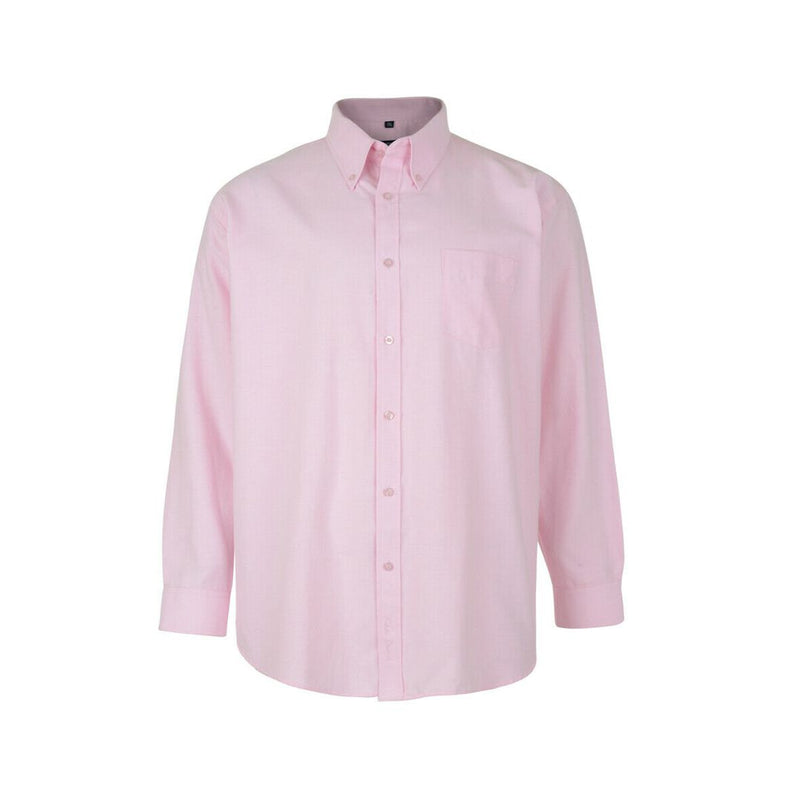 kam-oxford-shirts-long-sleeves-pink-664.