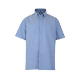 kam-oxford-shirts-short-sleeves-denim-blue-663.
