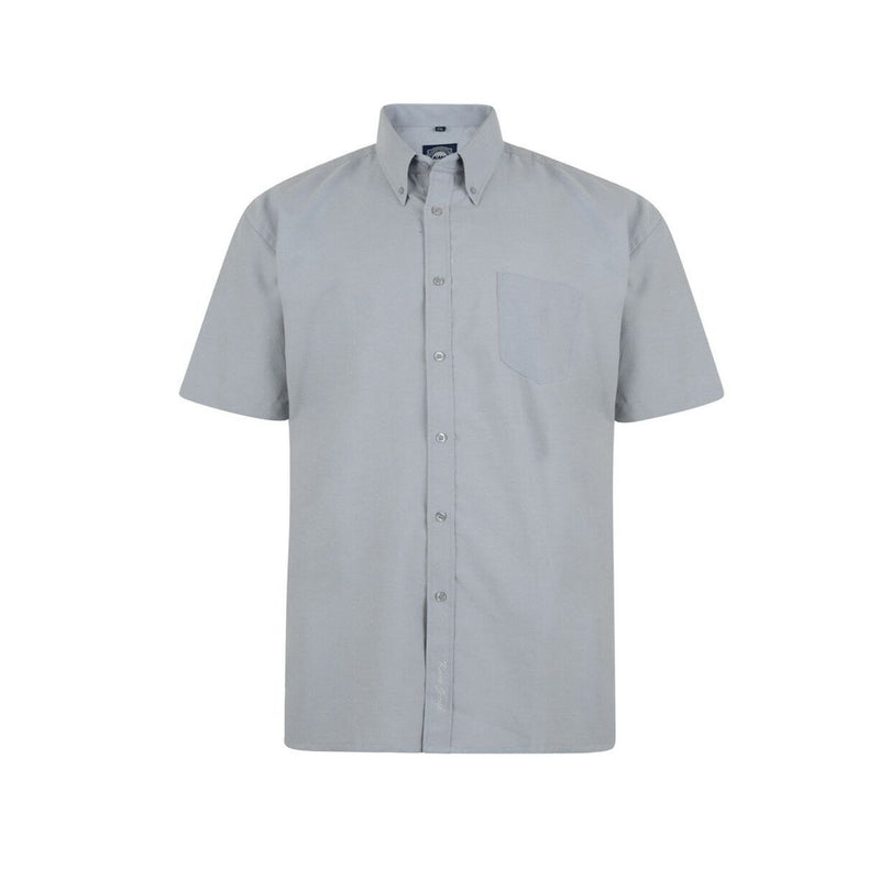 kam-oxford-shirts-short-sleeves-grey-663.