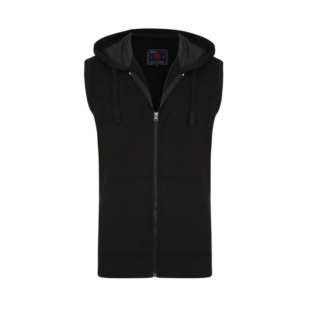 Sleeveless training hoodie deals