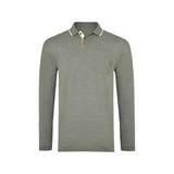 kam-tipped-long-sleeve-polo-shirt-olive-green