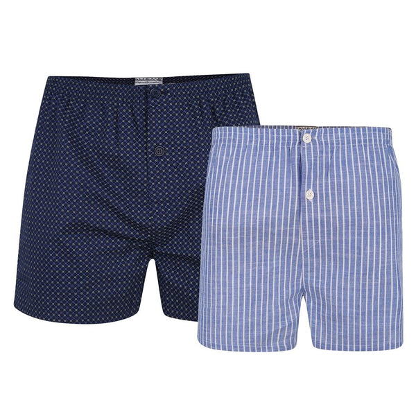 KAM Woven Boxers Twin Pack