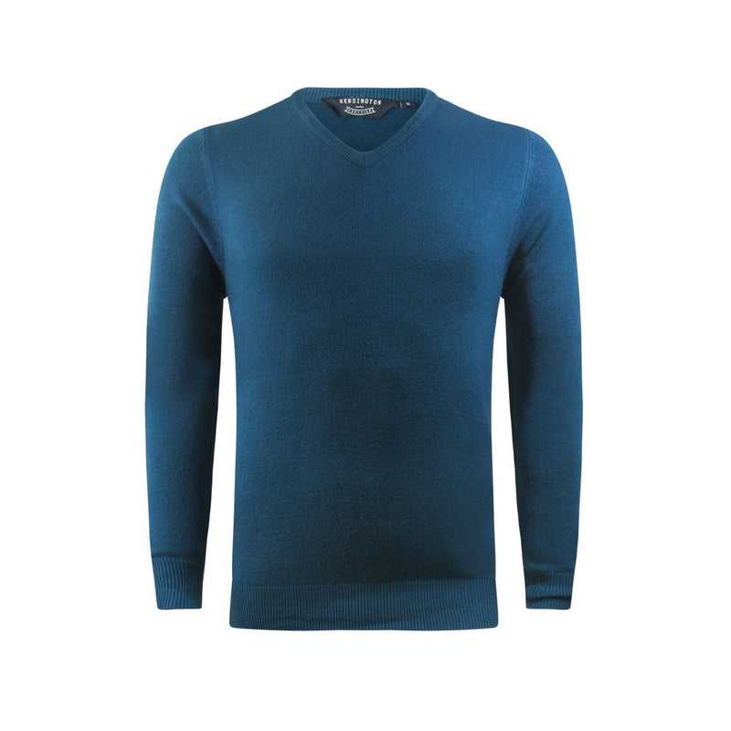 kensington-eastside-v-neck-knitted-jumper-blue.