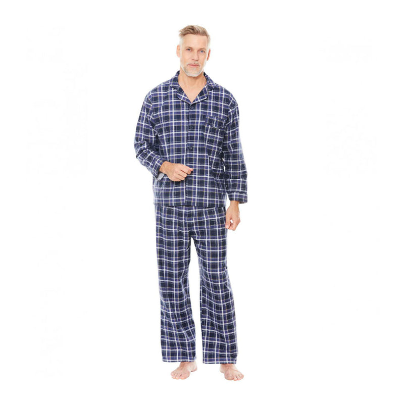 mens-champion-check-flannel-pyjamas-navy.