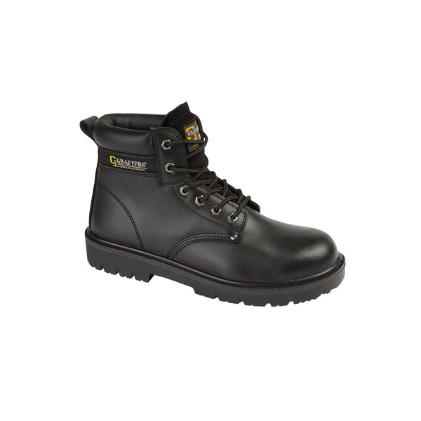 Grafters Smooth Leather Safety Boots