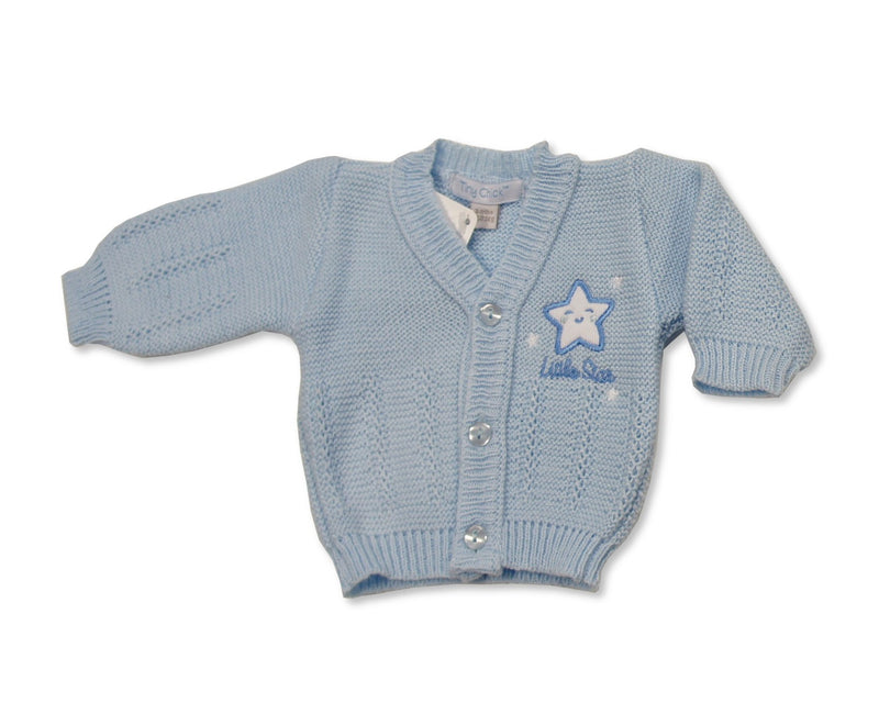 Premature Knitted Baby Boys' Cardigan